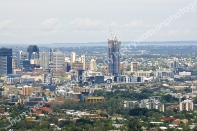Brisbane from  Mount-Cootha
Queensland