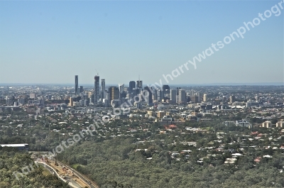 Brisbane from  Mount-Cootha
Queensland