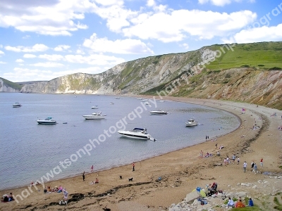 Worbarrow Bay
lies About20 minuet walk away from the deserted village of Tyneham.
Dorset